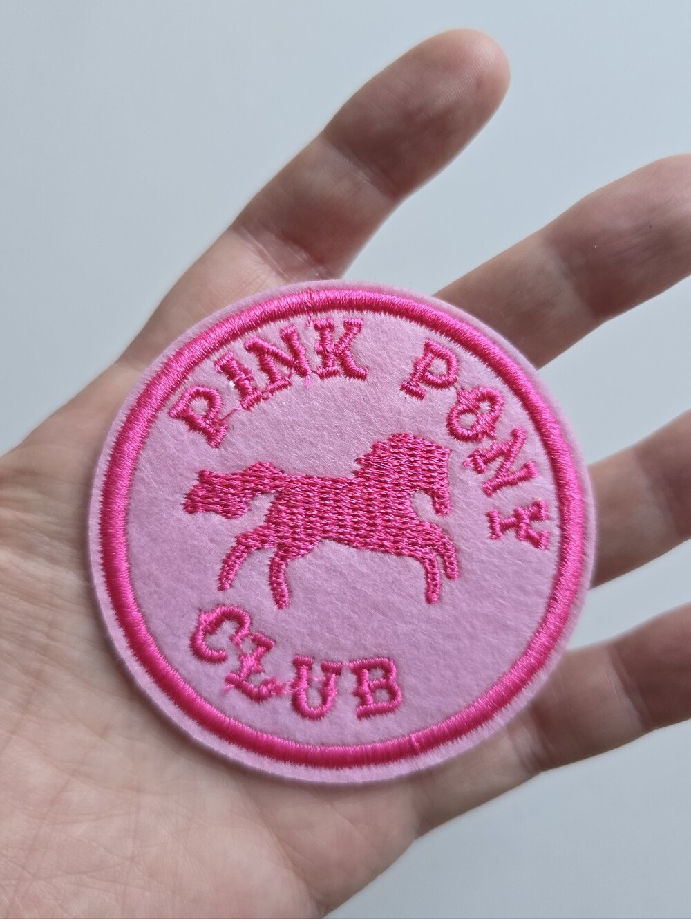 🦄 Pink Pony Club Embroidered Patch